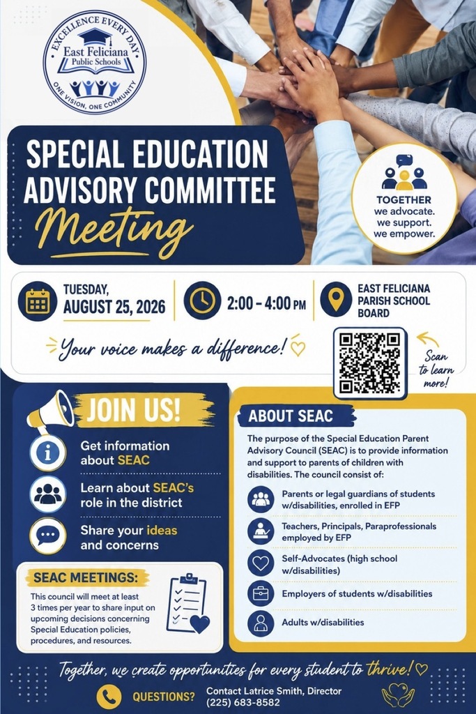 Special Education Advisory Committee Meeting