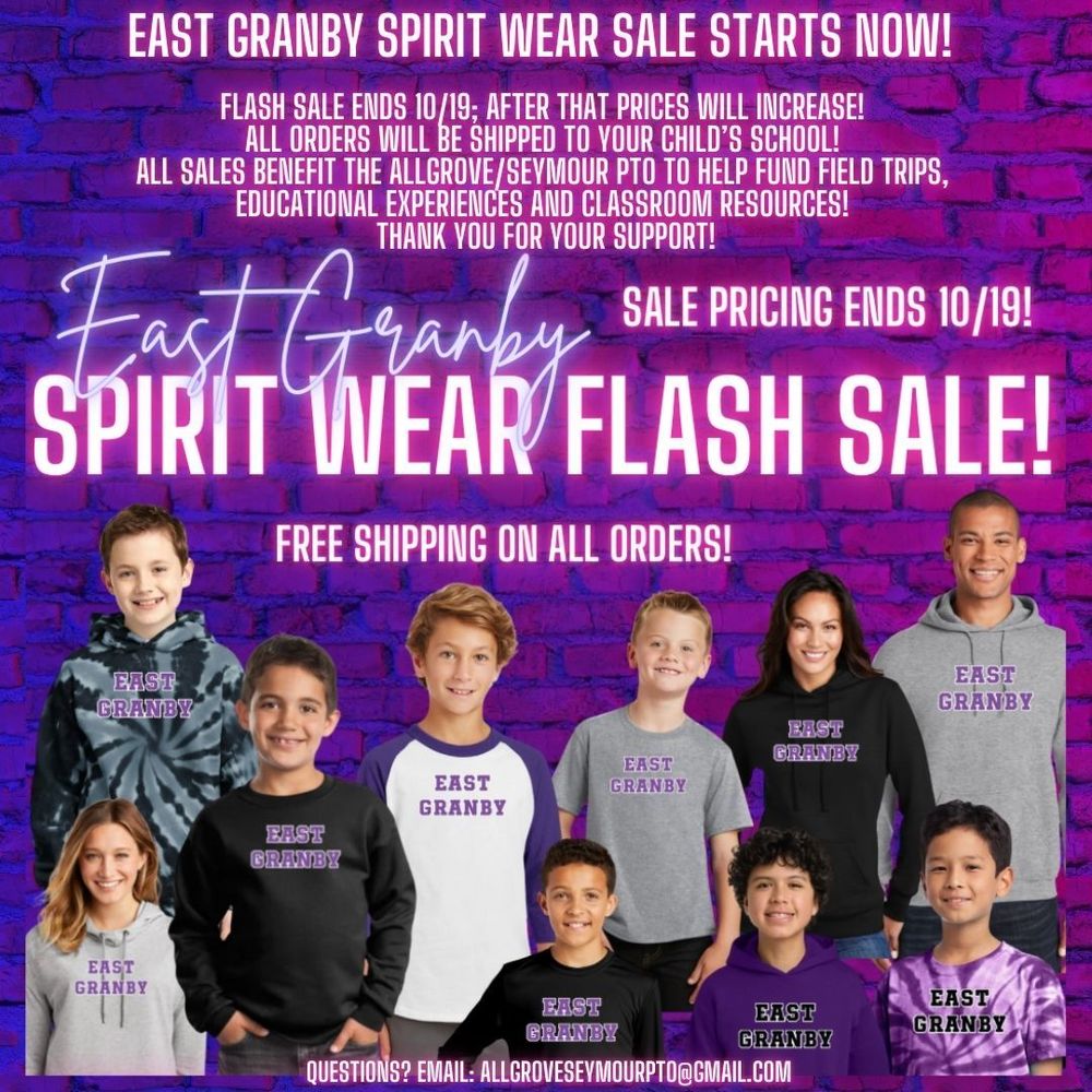 Order your Spirit Wear Today!