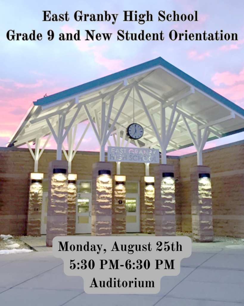 EGHS Grade 9 and New Student Orientation