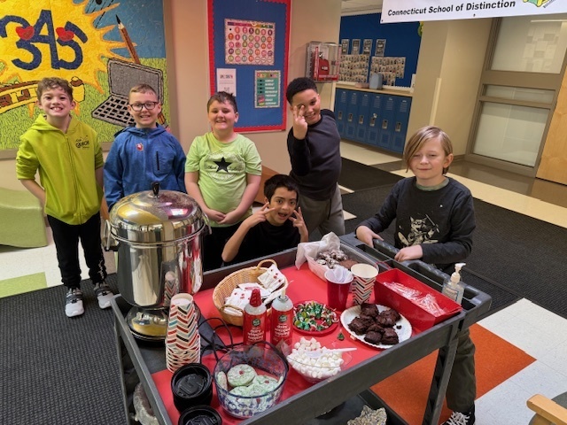 Hot Cocoa Cart today!