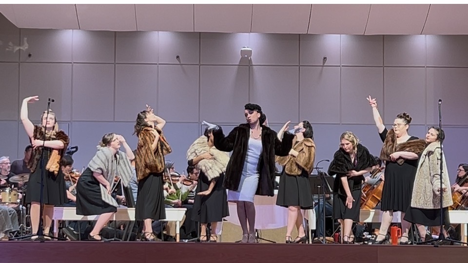 Lily Thompson performed this weekend in Guys and Dolls with the Norwalk Symphony Orchestra at the New Paradigm Theatre!   She had the incredible opportunity to sing alongside a 40-member orchestra, Broadway professionals, and talented local performers - including Mr Brian Ray Norris, the original Mr. Krabs from the Broadway musical and Nickelodeon’s SpongeBob!  NIce job Lily! 