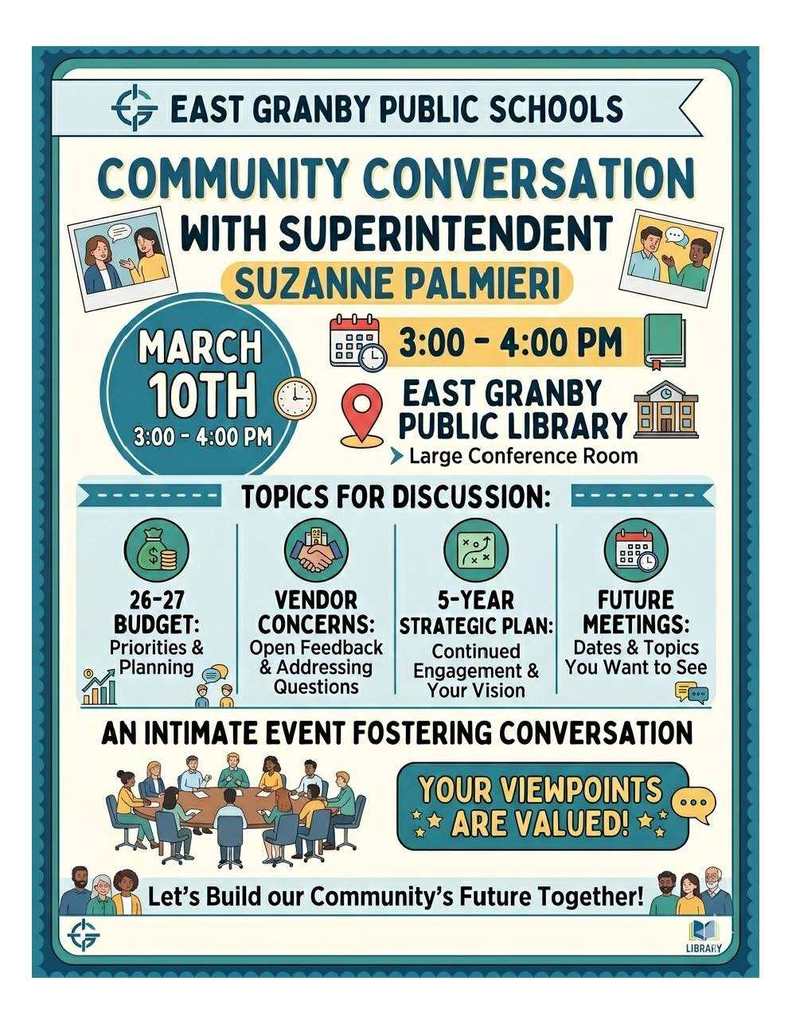 Community Conversation with Superintendent Palmieri