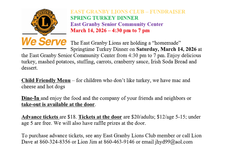 Lions Club Fundraiser
