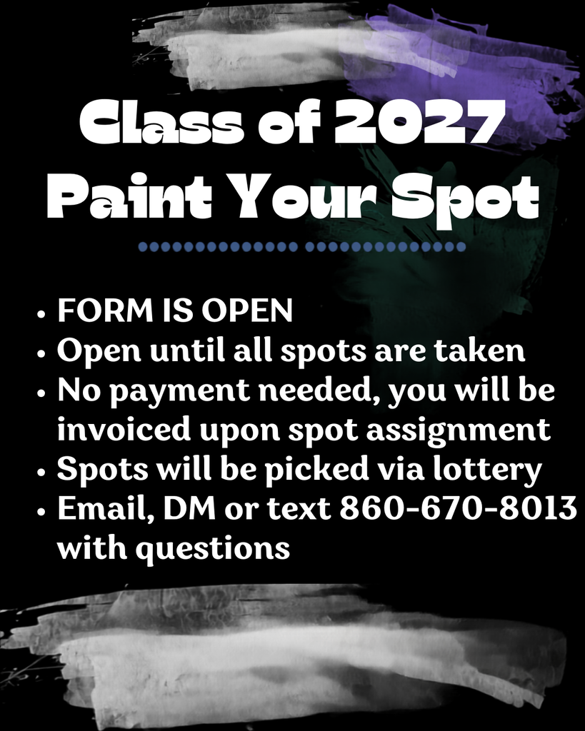 PAINT A PARKING SPOT~ CLASS OF 2027 FUNDRAISER