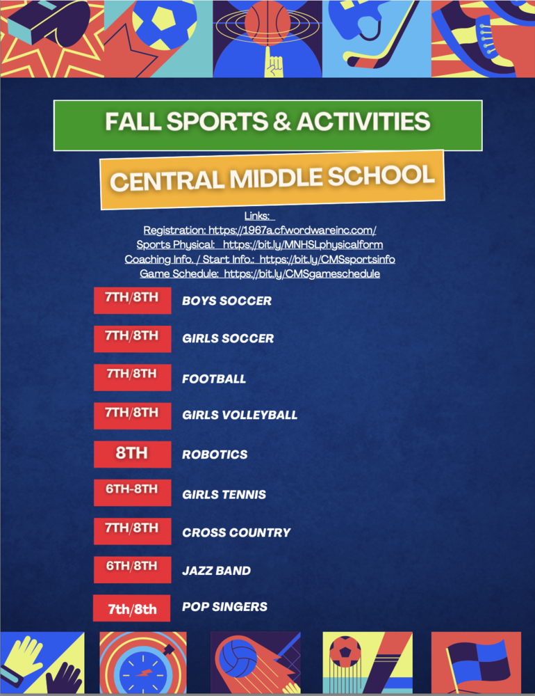 CMS Fall Sports & Activities