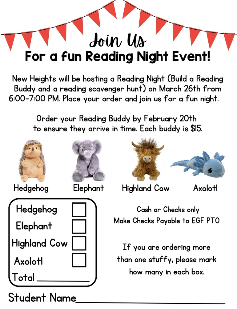 Reading Buddy Order Form