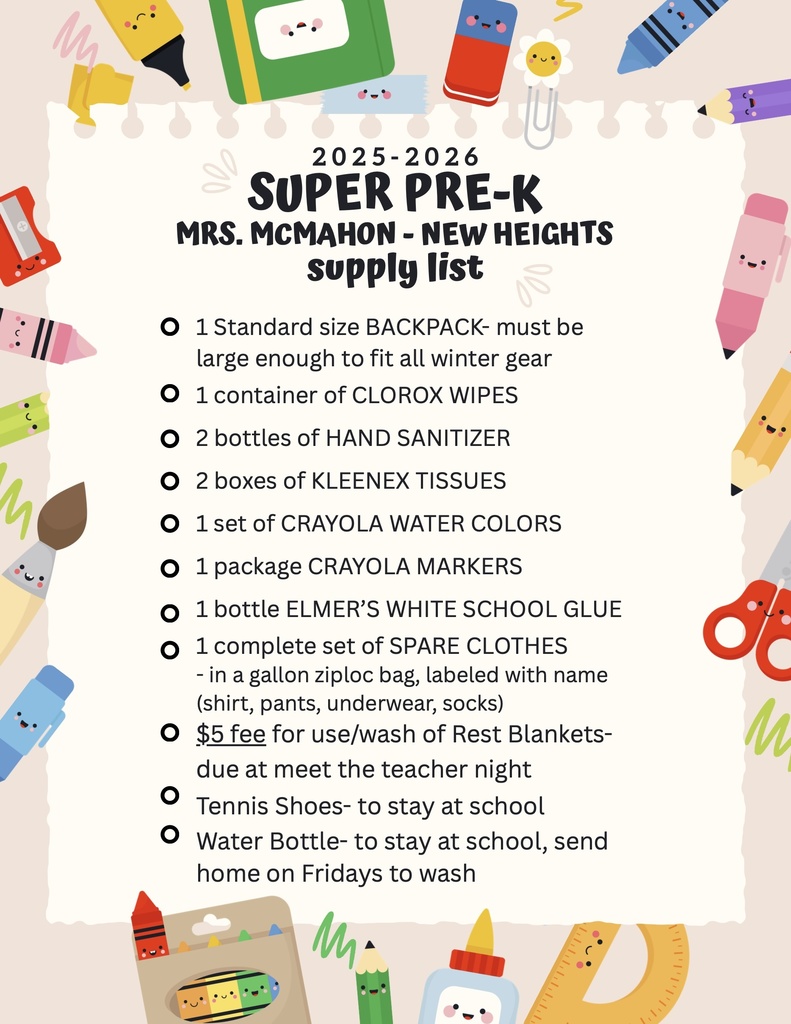 Super Pre-K 25-26