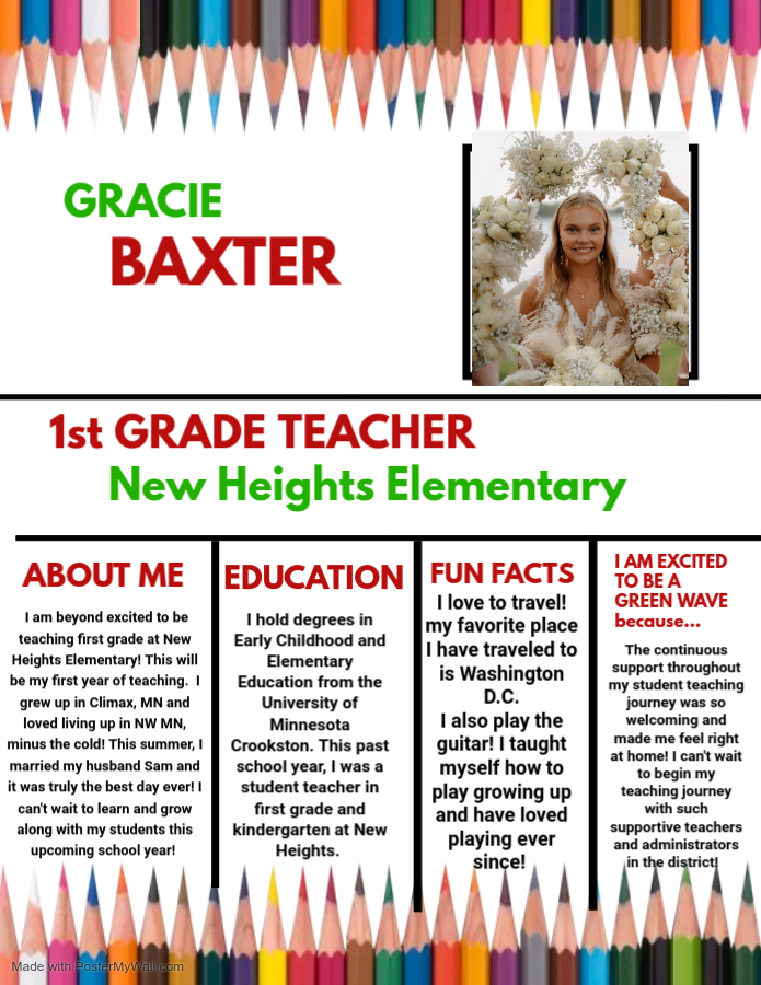 Gracie Baxter, New Heights