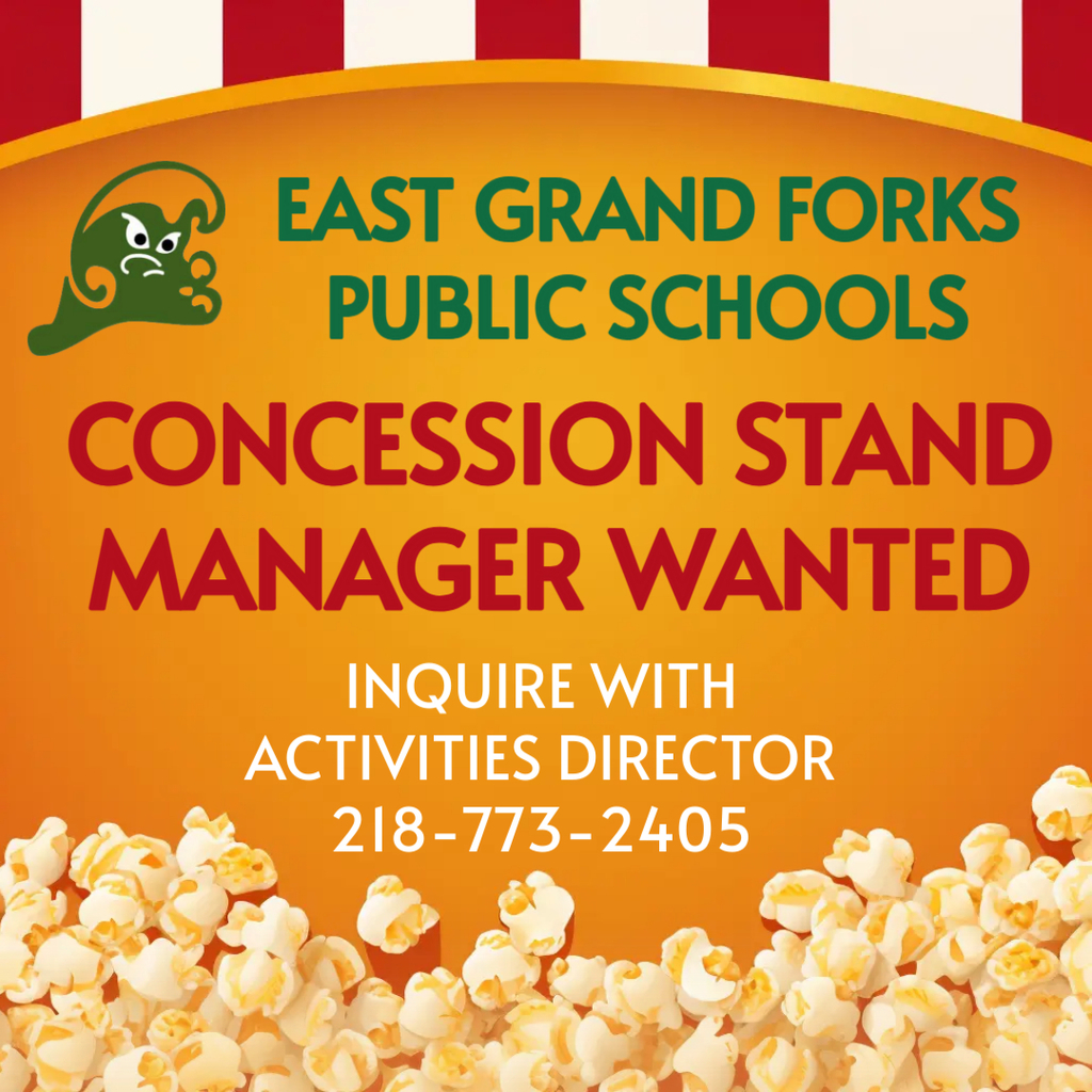 Concession Manager Position Available