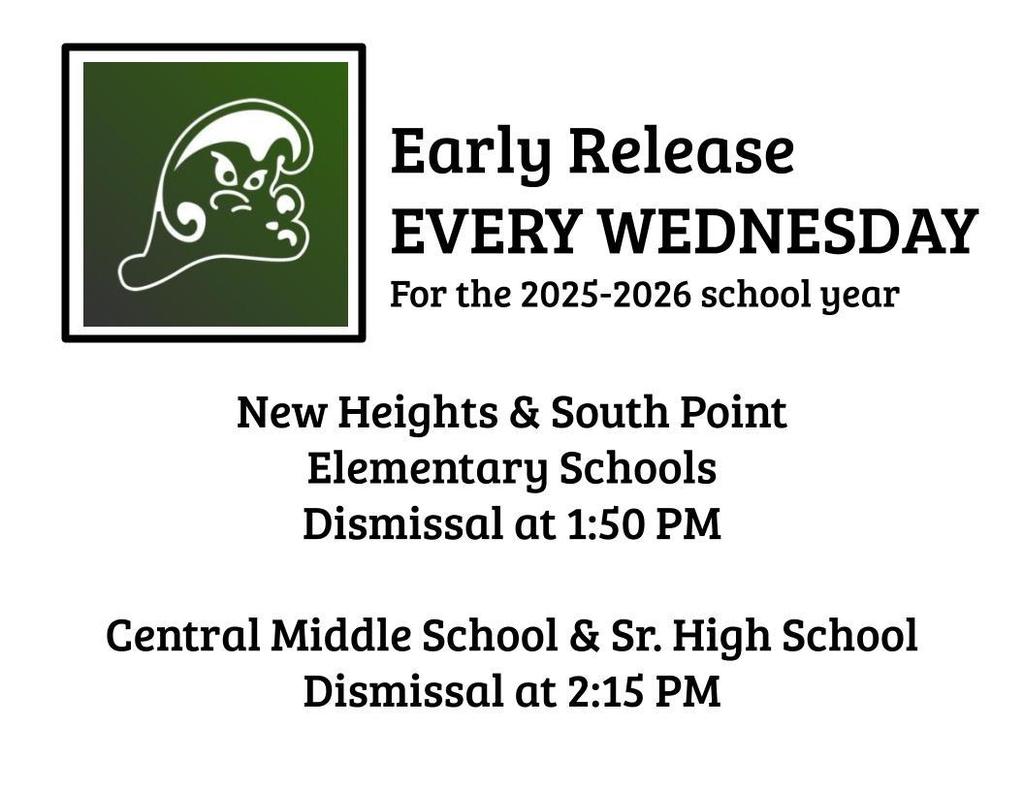 Early Release Days Flyer