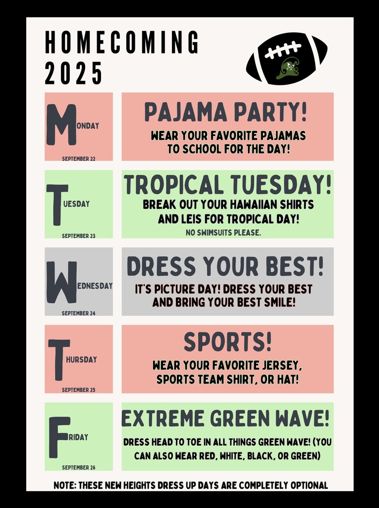 HoCo Dress up Week 2025
