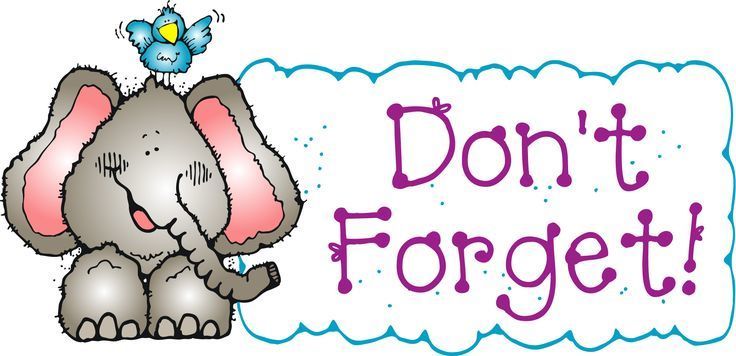 Dont forget-no school