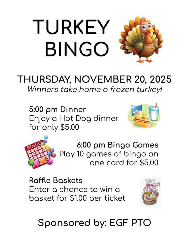 Turkey Bingo 2025