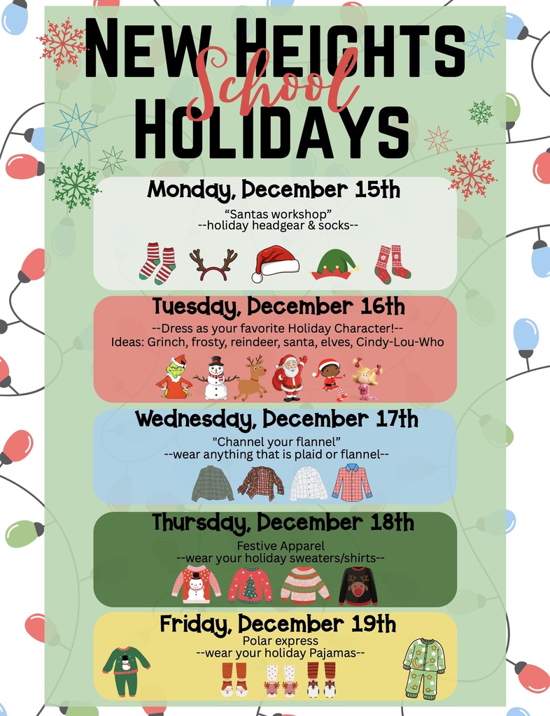Holiday Dress Up Days