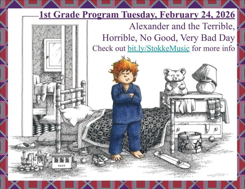 1st Grade Music Program 2026