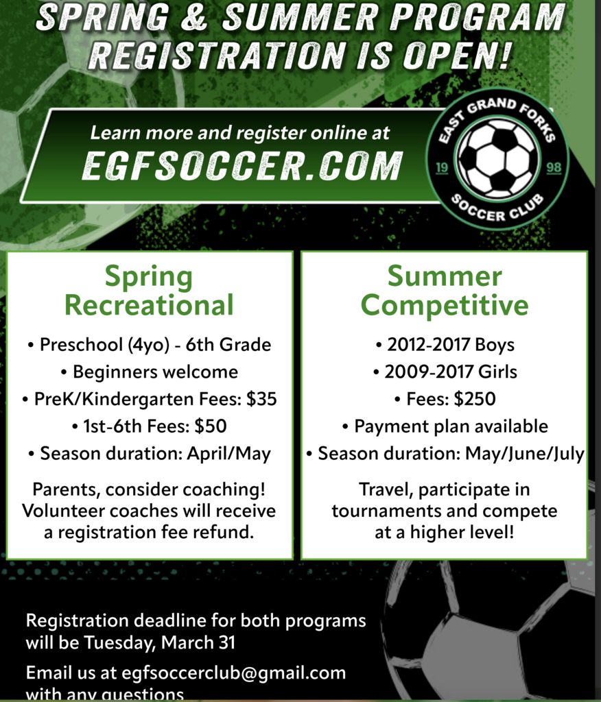 Spring and Summer Soccer