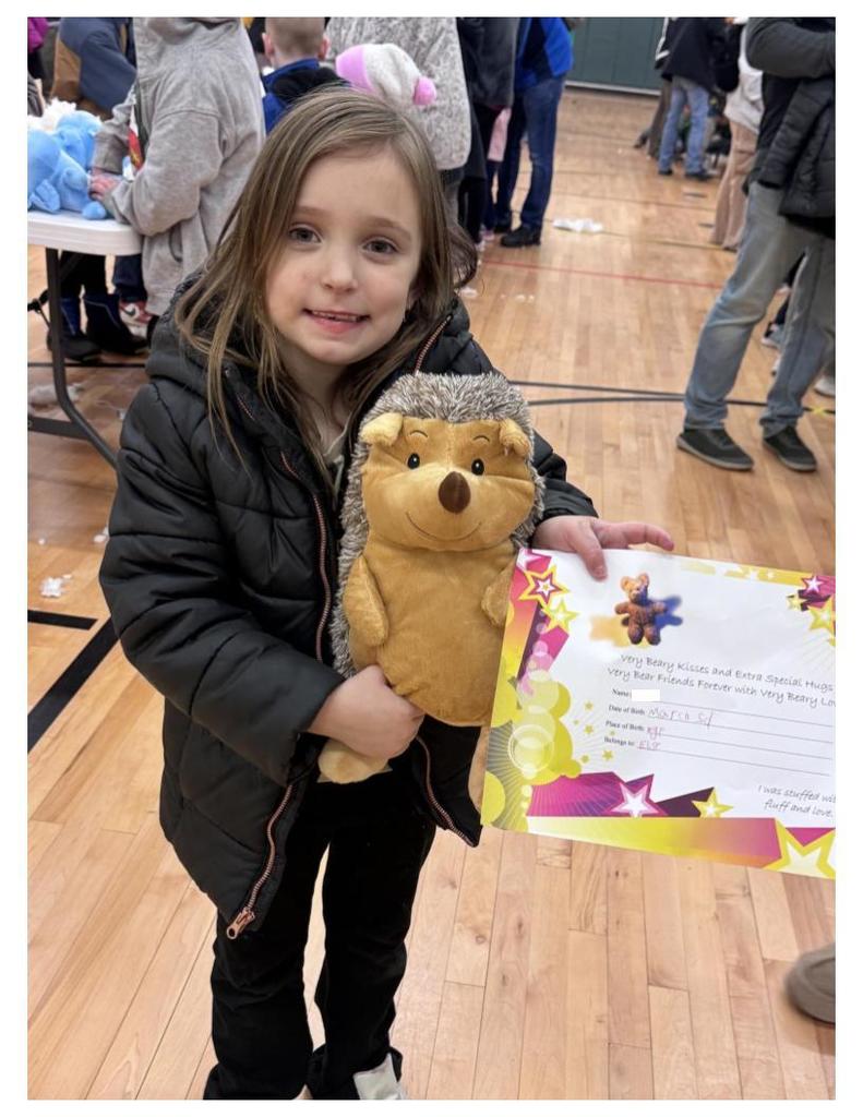 Student with a Stuffie