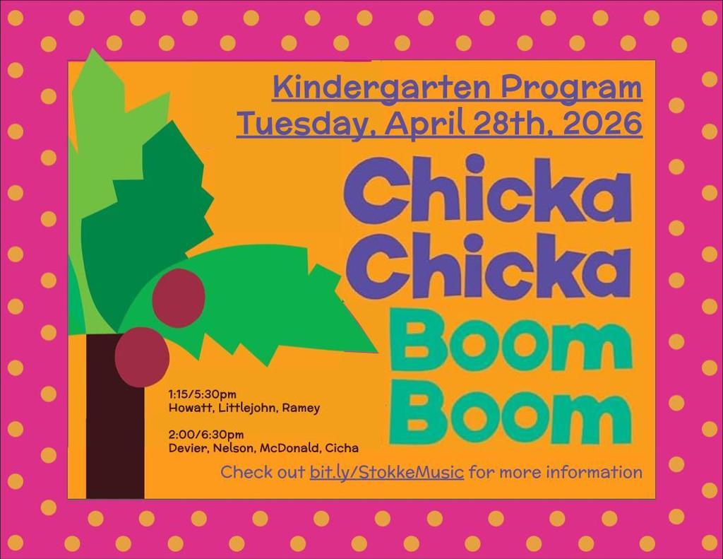 Kindergarten Program - April 28