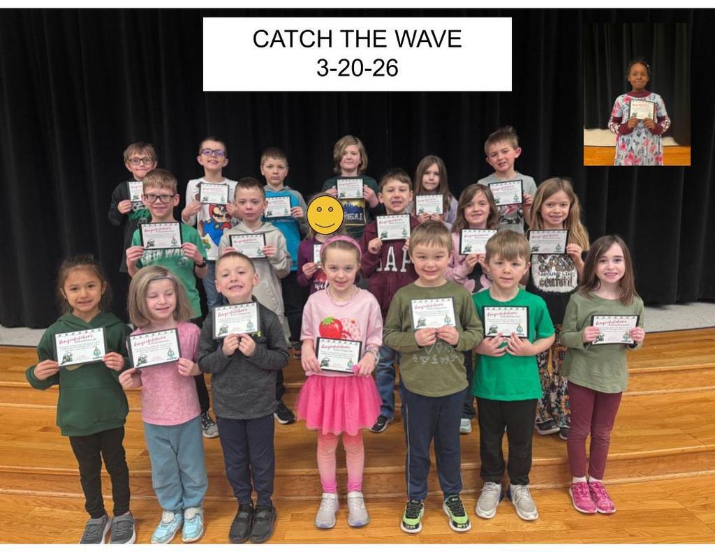 Catch the Wave Winners 3-20-26