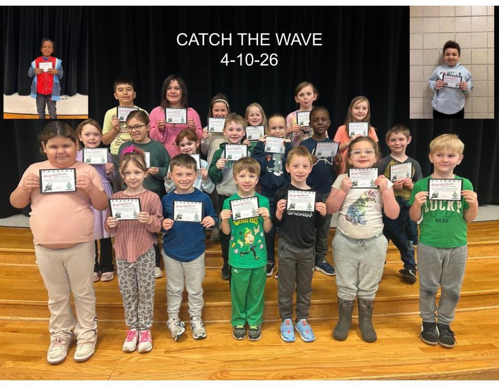 Catch the Wave winners for the week of 4-10-26