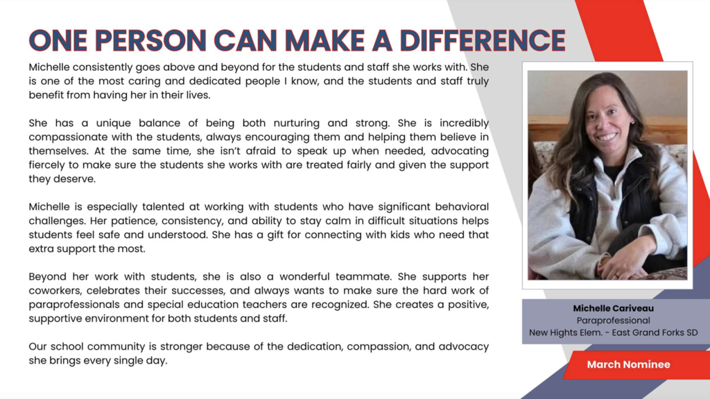 Paraprofessional Michelle