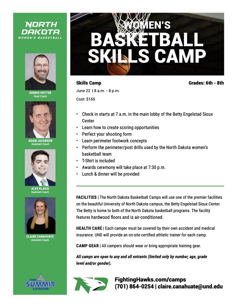 Basketball Skills Camp - UND