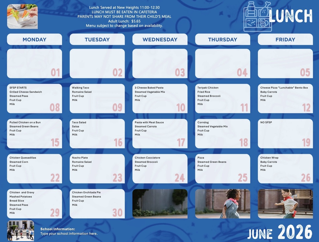 Lunch Menu