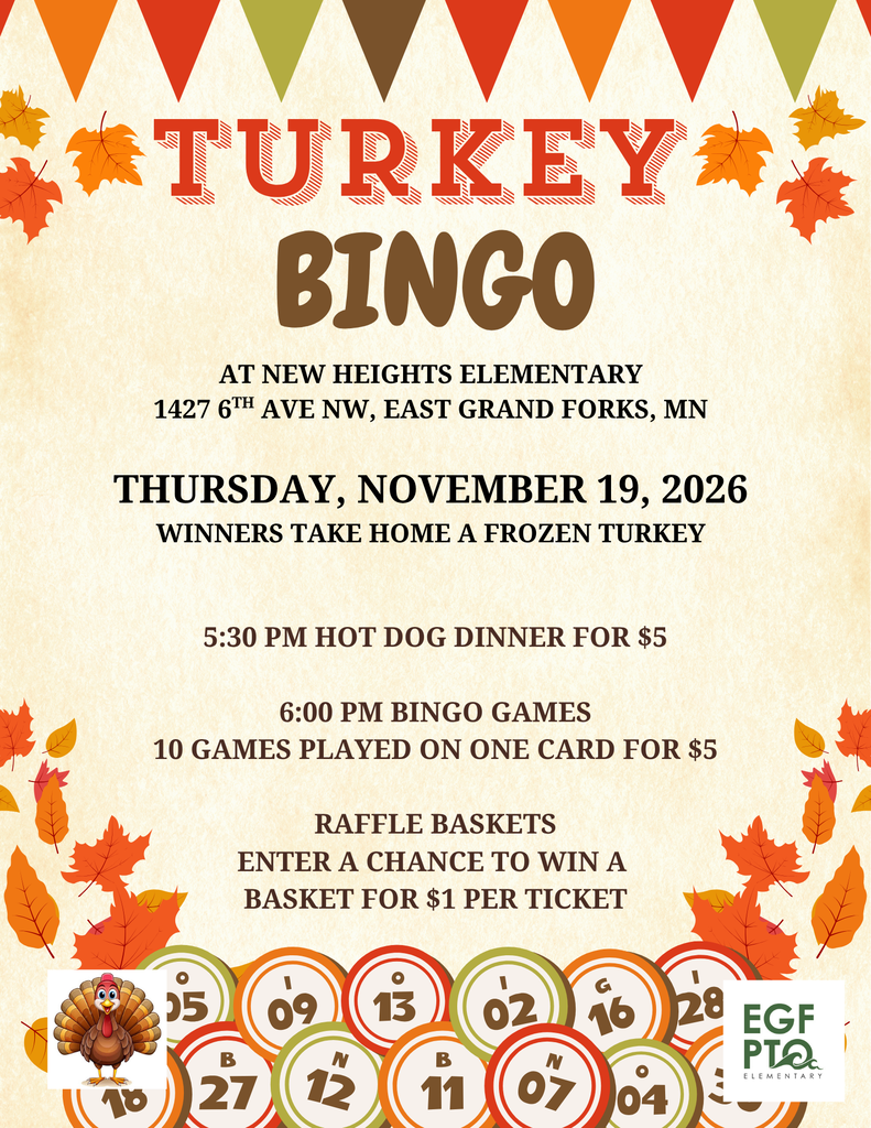 PTO Turkey Bingo
