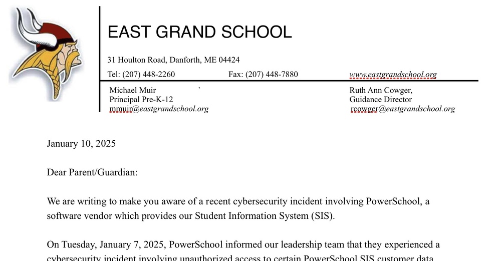 PowerSchool Incident