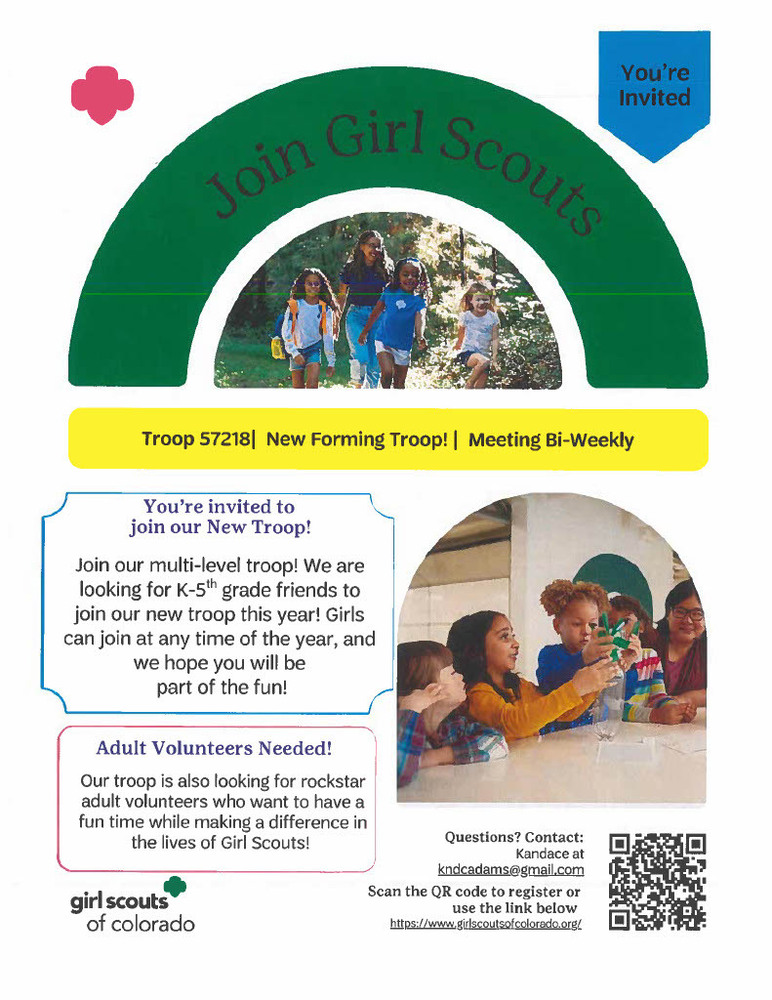 Join girl scouts flyer