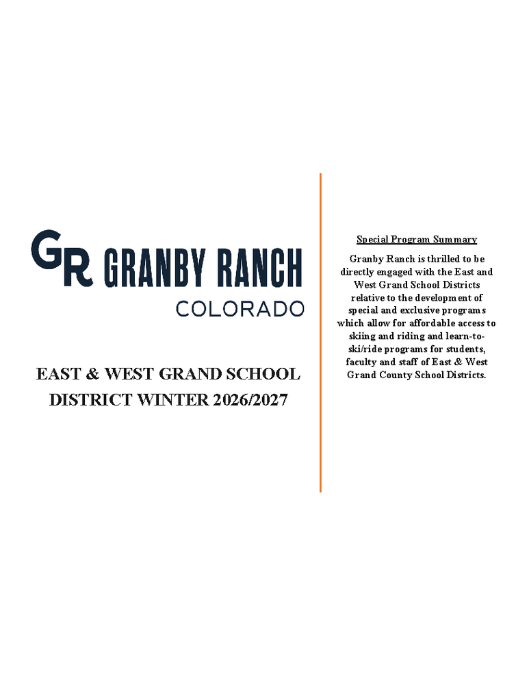 Granby Ranch Ski Offer