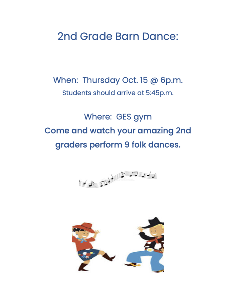 2nd Grade Barn Dance