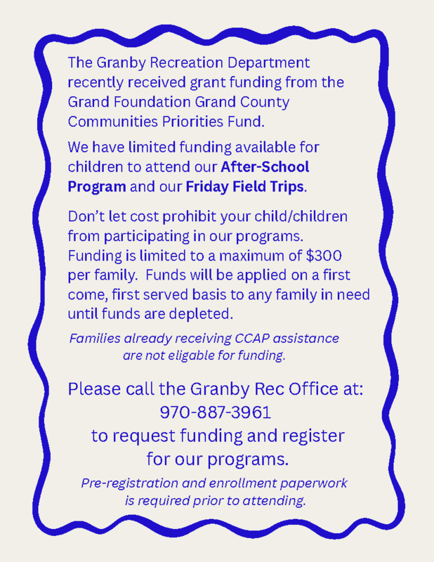 Granby Rec Fliers