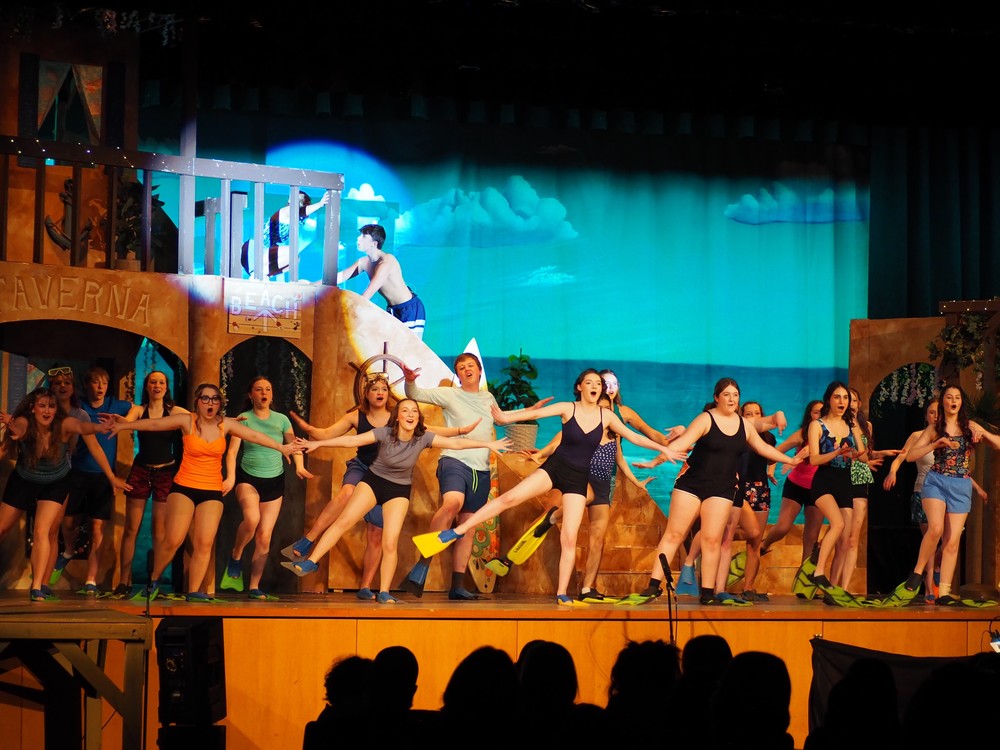 Mamma Mia Musical Ensemble Dance number