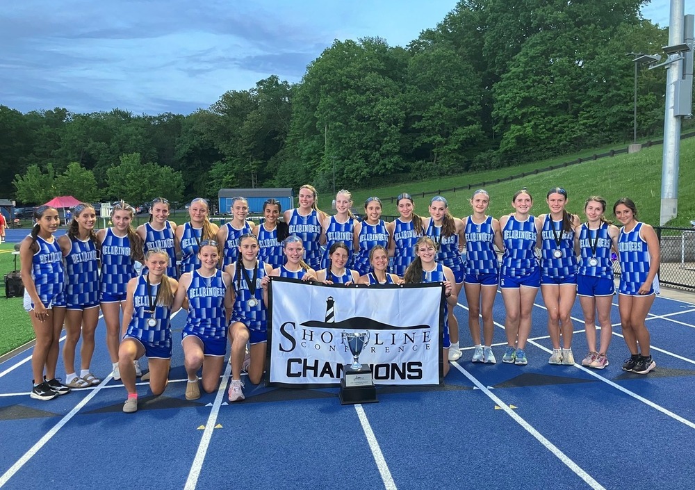 2026 Girls Track team Shoreline Champs