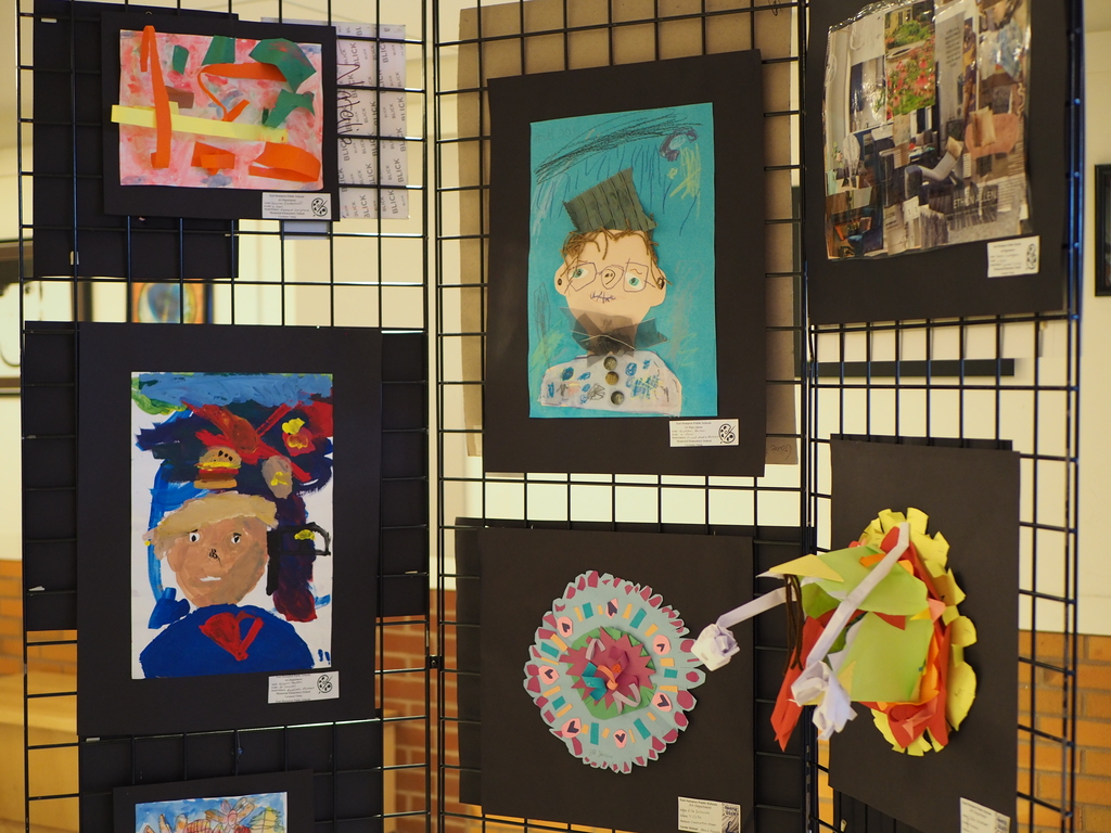 Multiple School's Art Work