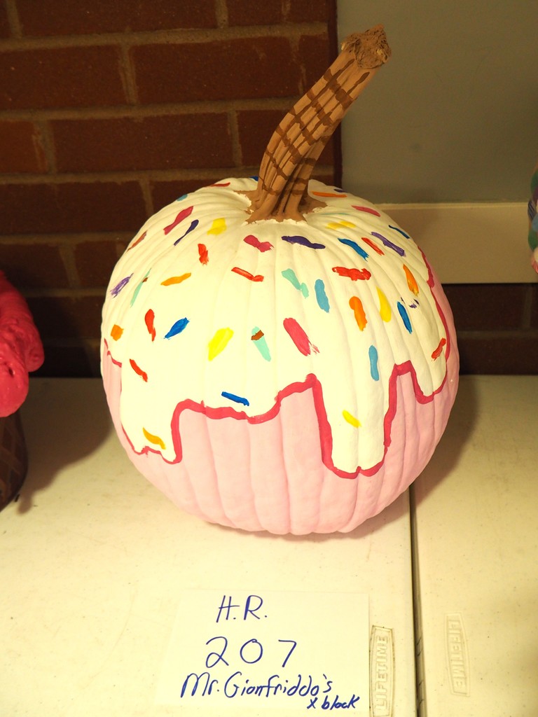 frosted Decorated Pumpkin