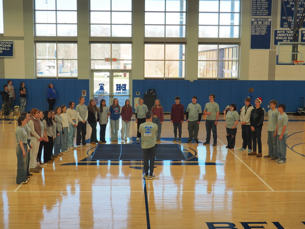 Voices singing National Anthem