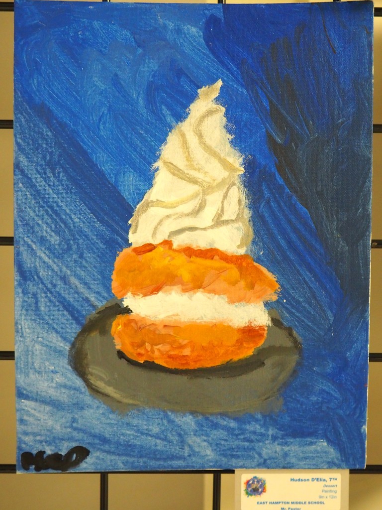 7th Grade Delicious looking Dessert Media: Oil on Canvas