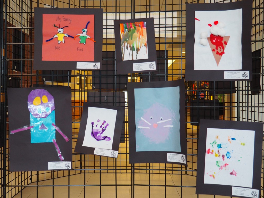 7 Pre-School Art pieces