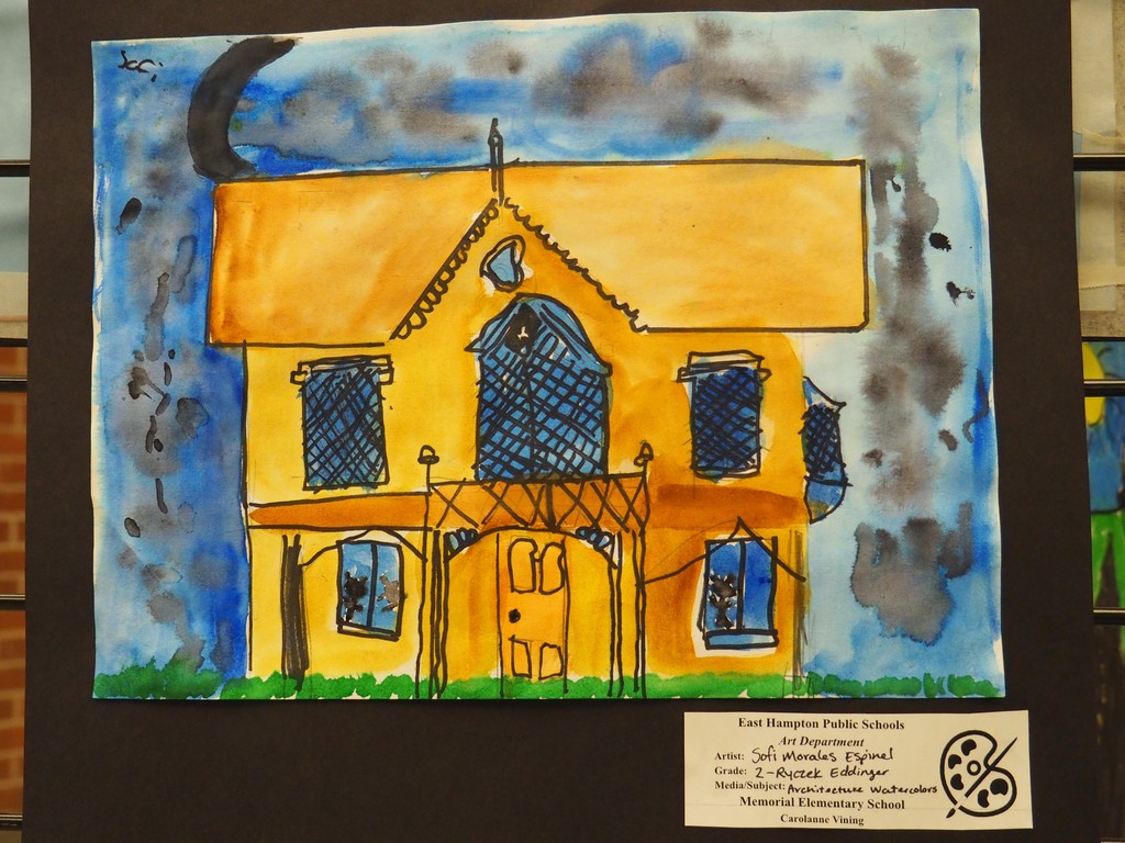 Memorial Architectual Watercolor: House