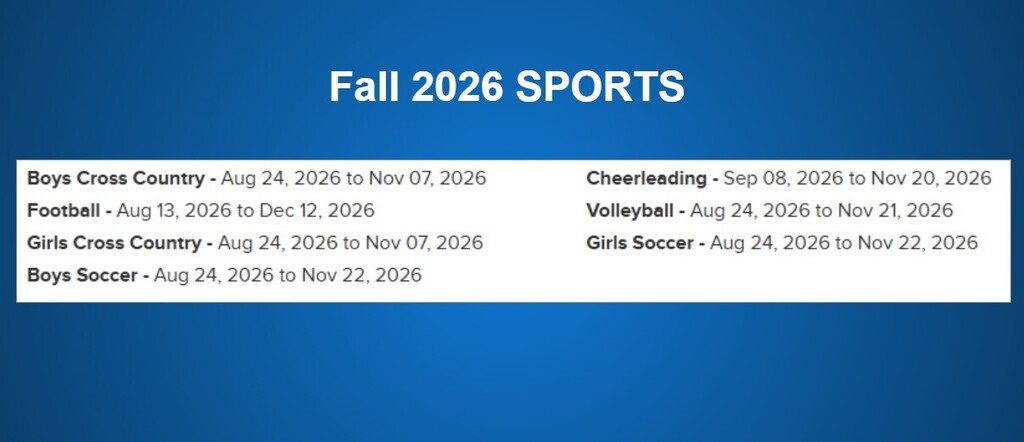 List of Fall sports