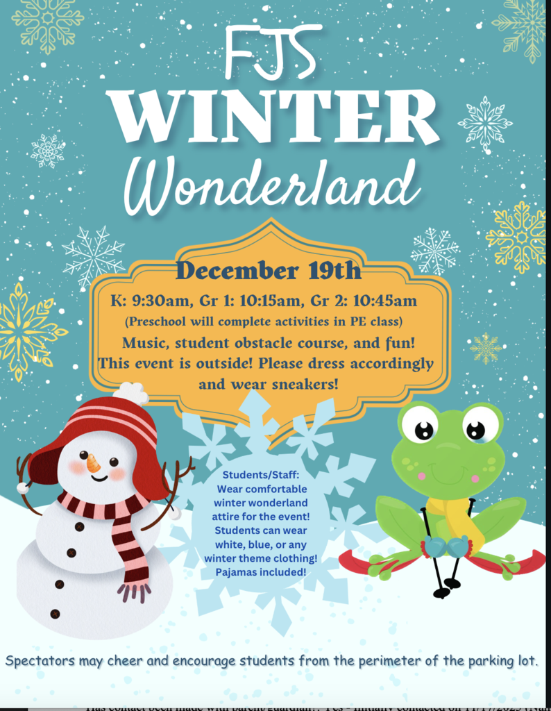 FJS Winter Wonderland Event