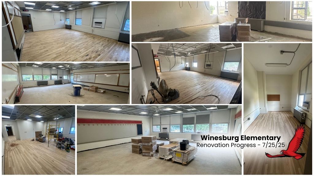 Winesburg Renovation Progress 7/25/25