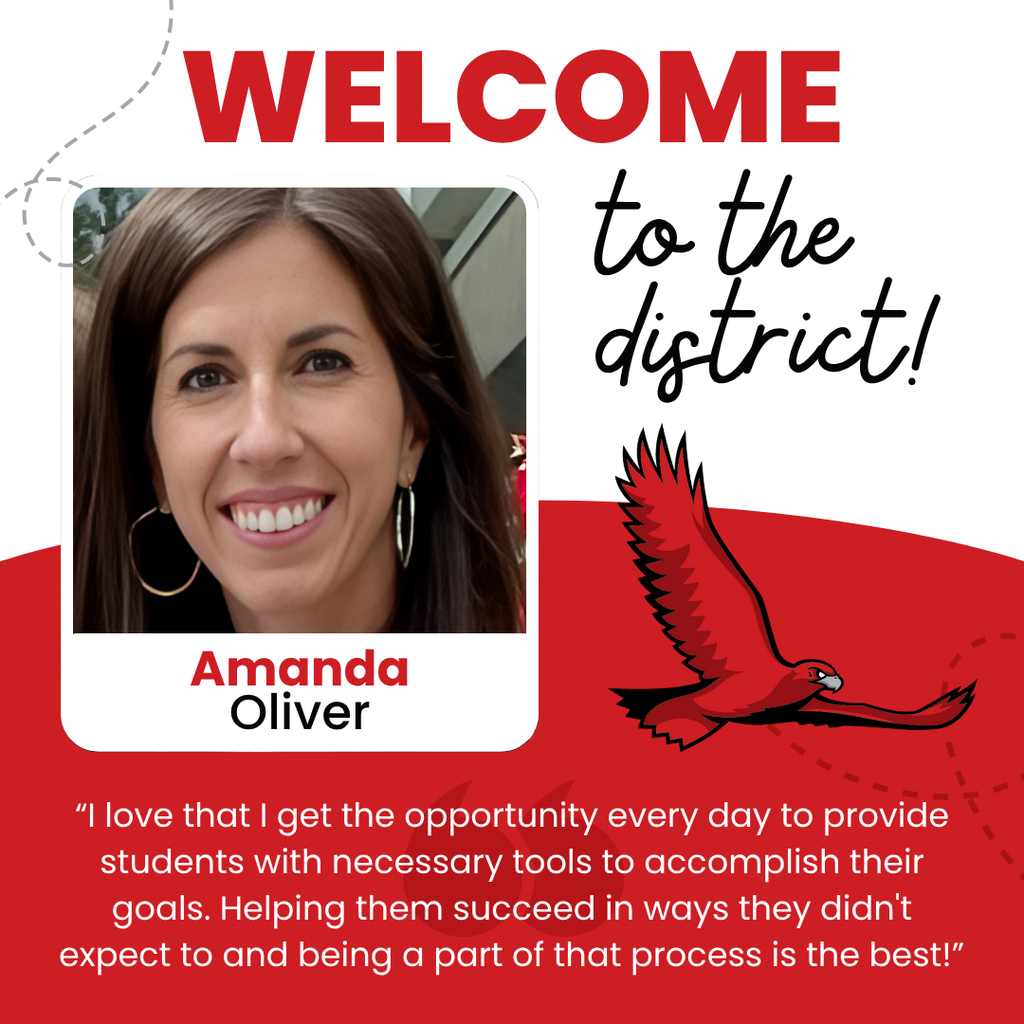 Welcoming Amanda Oliver to the district