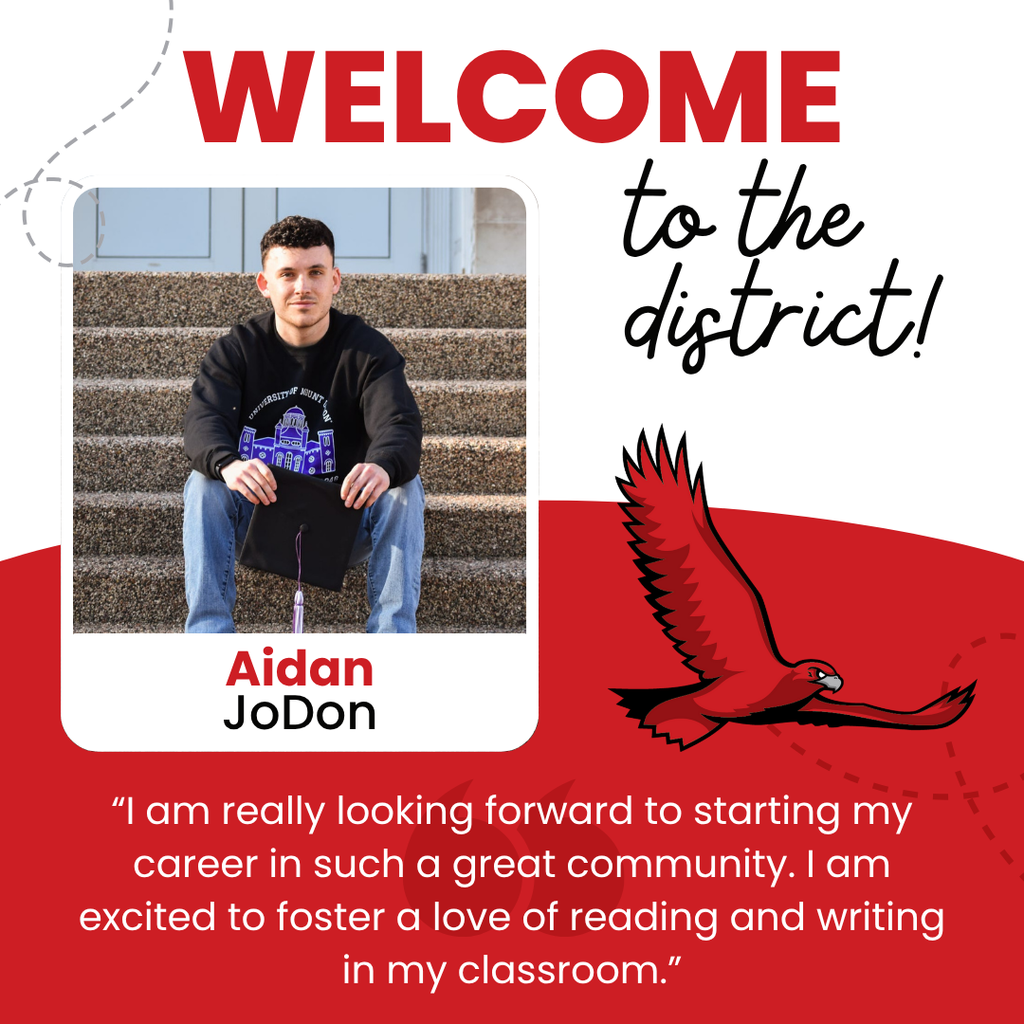 Welcoming Aidan JoDon to the district