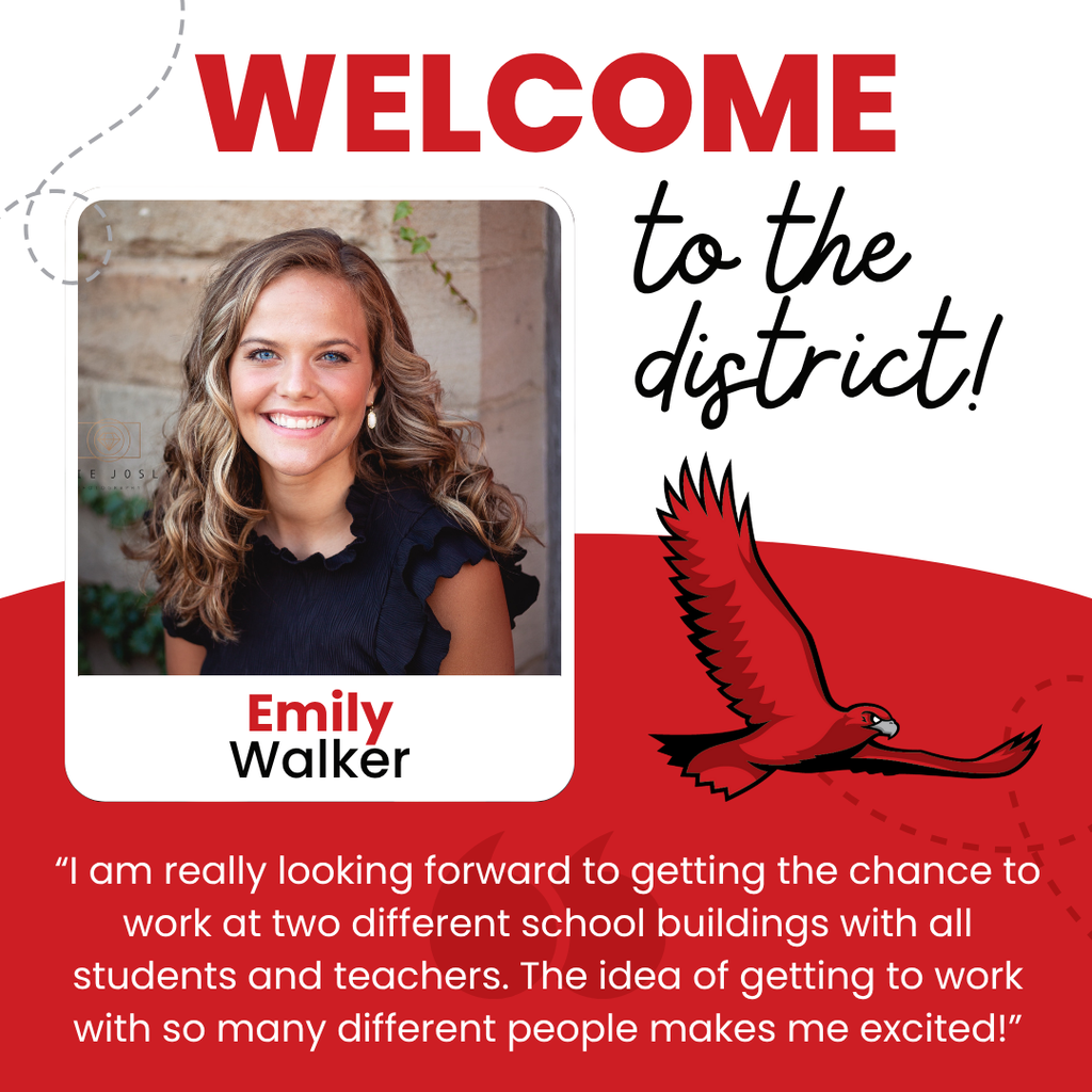 Welcoming Emily Walker to the district