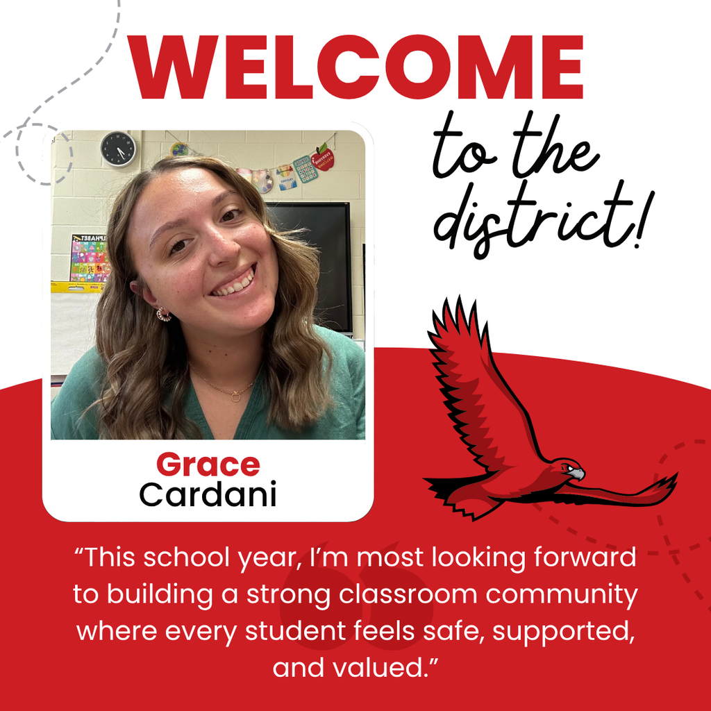 Welcoming Grace Cardani to the district