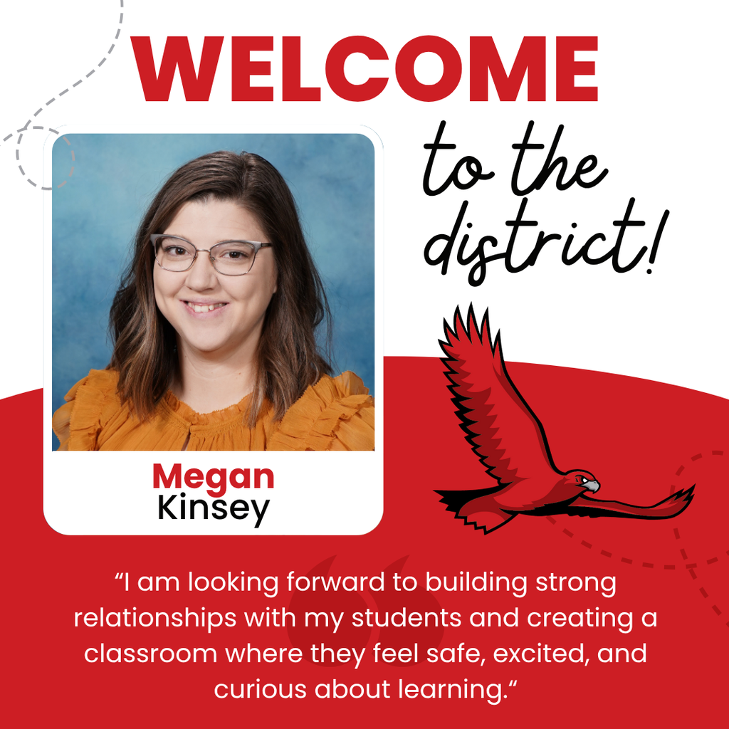 Welcoming Megan Kinsey to the district