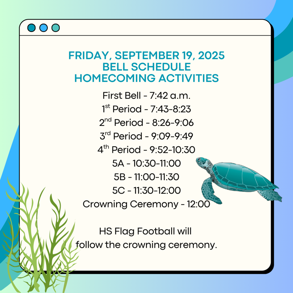 Friday, September 19 Bell Schedule